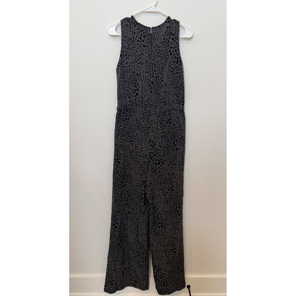 Kirna Zabete at Target Womens Grey Lip Print Wide Leg Jumpsuit Cowl Neck S - Picture 4 of 10